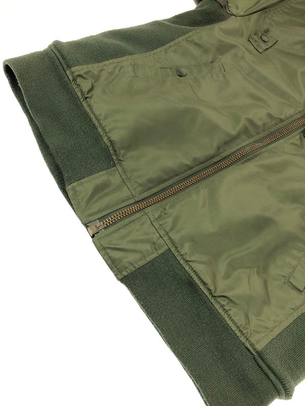 【中古品】【メンズ】 X-LARGE エクストラ ラージ × ALPHA INDUSTRIES アルファ コラボ MA-1 エムエーワン ジャケット アウター 142-260714-rt-09-tag サイズ：M カラー：カーキ 万代Net店