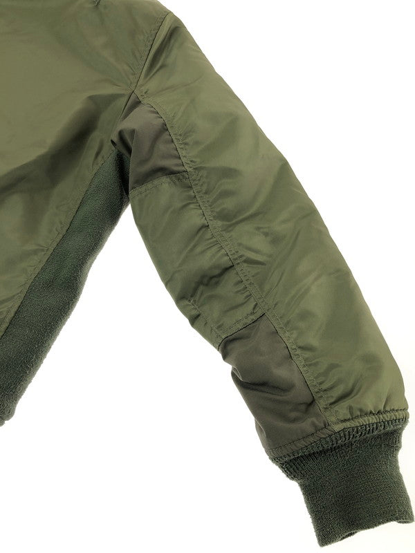 【中古品】【メンズ】 X-LARGE エクストラ ラージ × ALPHA INDUSTRIES アルファ コラボ MA-1 エムエーワン ジャケット アウター 142-260714-rt-09-tag サイズ：M カラー：カーキ 万代Net店