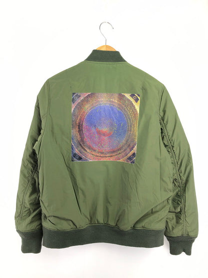 【中古品】【メンズ】 X-LARGE エクストラ ラージ × ALPHA INDUSTRIES アルファ コラボ MA-1 エムエーワン ジャケット アウター 142-260714-rt-09-tag サイズ：M カラー：カーキ 万代Net店