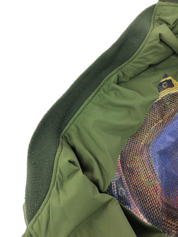 【中古品】【メンズ】 X-LARGE エクストラ ラージ × ALPHA INDUSTRIES アルファ コラボ MA-1 エムエーワン ジャケット アウター 142-260714-rt-09-tag サイズ：M カラー：カーキ 万代Net店