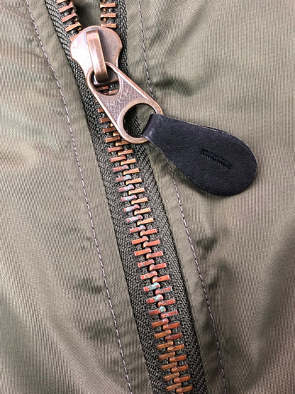 【中古品】【メンズ】 X-LARGE エクストラ ラージ × ALPHA INDUSTRIES アルファ コラボ MA-1 エムエーワン ジャケット アウター 142-260714-rt-09-tag サイズ：M カラー：カーキ 万代Net店