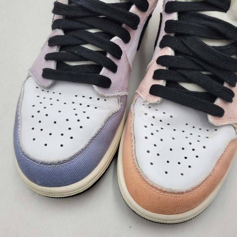 【中古品】【メンズ】 NIKE ナイキ AIR JORDAN 1 RETRO HI OG CRAFT DX0054-805 エア ジョーダン 1 レトロ HI OG クラフト スニーカー 靴 160-260527-as-19-izu サイズ：27cm カラー：VIVID ORANGE/BLACK-ICED LILAC-TRUE BLUE 万代Net店