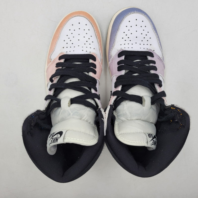 【中古品】【メンズ】 NIKE ナイキ AIR JORDAN 1 RETRO HI OG CRAFT DX0054-805 エア ジョーダン 1 レトロ HI OG クラフト スニーカー 靴 160-260527-as-19-izu サイズ：27cm カラー：VIVID ORANGE/BLACK-ICED LILAC-TRUE BLUE 万代Net店