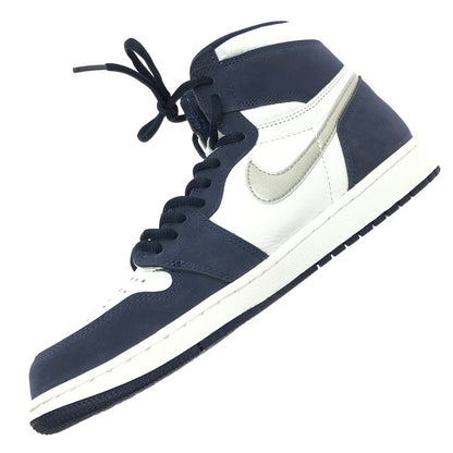 【中古品】【メンズ】 NIKE ナイキ AIR JORDAN 1 HIGH OG CO JP DC1788-100 エアジョーダン 1 ハイ スニーカー 靴 160-260627-na-02-tagh サイズ：28.5cm US 10.5 カラー：WHITE/METALLIC SILVER-MIDNIGHT NAVY 万代Net店