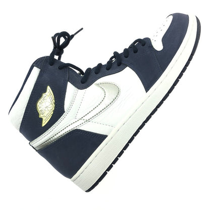 【中古品】【メンズ】 NIKE ナイキ AIR JORDAN 1 HIGH OG CO JP DC1788-100 エアジョーダン 1 ハイ スニーカー 靴 160-260627-na-02-tagh サイズ：28.5cm US 10.5 カラー：WHITE/METALLIC SILVER-MIDNIGHT NAVY 万代Net店