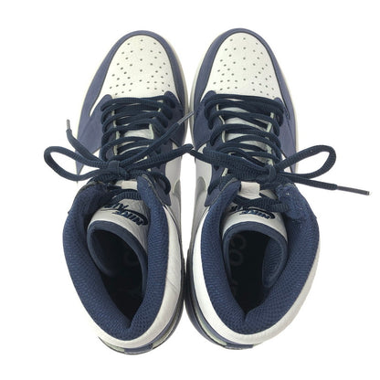 【中古品】【メンズ】 NIKE ナイキ AIR JORDAN 1 HIGH OG CO JP DC1788-100 エアジョーダン 1 ハイ スニーカー 靴 160-260627-na-02-tagh サイズ：28.5cm US 10.5 カラー：WHITE/METALLIC SILVER-MIDNIGHT NAVY 万代Net店