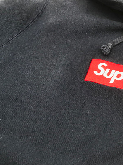 【現状渡し品】【メンズ】 SUPREME シュプリーム 16AW BOX LOGO HOODED SWEATSHIRT ボックスロゴ フーディー スウェットシャツ パーカー 149-260527-na-03-tagh サイズ：S カラー：ネイビー 万代Net店