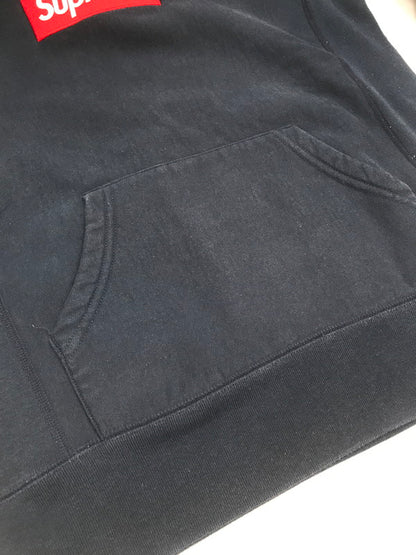 【現状渡し品】【メンズ】 SUPREME シュプリーム 16AW BOX LOGO HOODED SWEATSHIRT ボックスロゴ フーディー スウェットシャツ パーカー 149-260527-na-03-tagh サイズ：S カラー：ネイビー 万代Net店