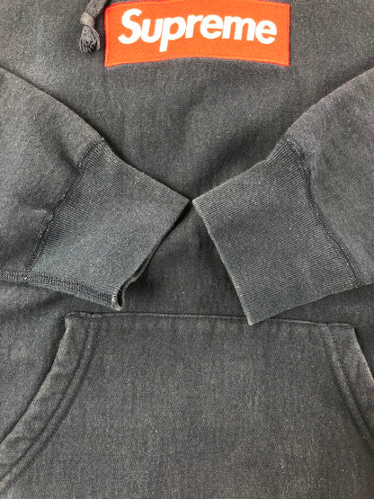 【現状渡し品】【メンズ】 SUPREME シュプリーム 16AW BOX LOGO HOODED SWEATSHIRT ボックスロゴ フーディー スウェットシャツ パーカー 149-260527-na-03-tagh サイズ：S カラー：ネイビー 万代Net店