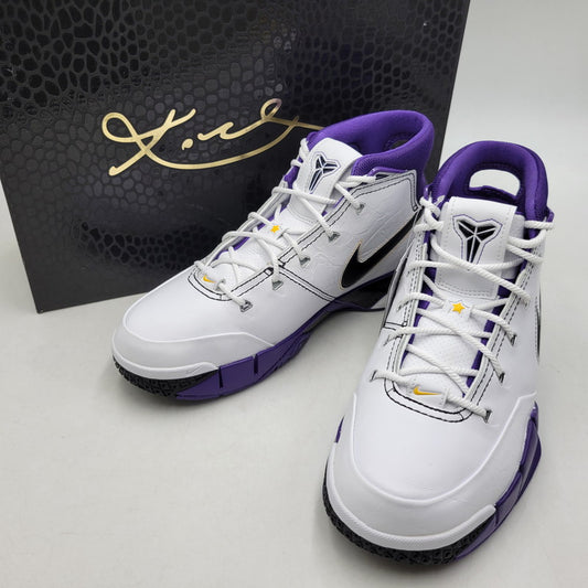 【中古美品】【メンズ】 NIKE ナイキ KOBE 1 PROTRO "81 POINTS" (2026) IM0542-100 コービー 1 プロトロ スニーカー シューズ 靴 160-260603-ay-07-izu サイズ：26.5cm カラー：WHITE/BLACK-COURT PURPLE 万代Net店
