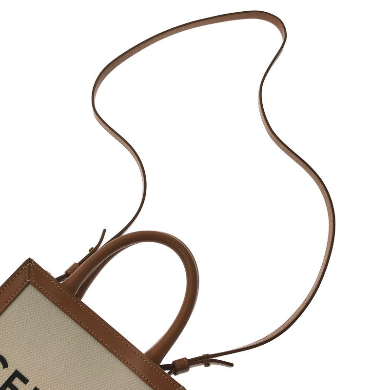 【中古品】【メンズ】 CELINE セリーヌ MINI VERTICAL CABAS TOTE BAG ミニバーティカルカバトートバッグ カバン 180-260611-rt-01-tagh カラー：ブラック 万代Net店