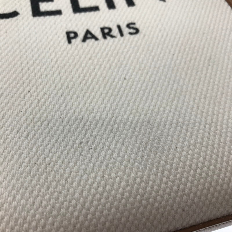 【中古品】【メンズ】 CELINE セリーヌ MINI VERTICAL CABAS TOTE BAG ミニバーティカルカバトートバッグ カバン 180-260611-rt-01-tagh カラー：ブラック 万代Net店
