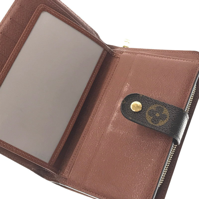 【中古品】【メンズ】 LOUIS VUITTON ルイヴィトン モノグラム ポルトパピエ ジップ M61207 二つ折り財布 179-260613-na-11-tagh カラー：モノグラム 万代Net店