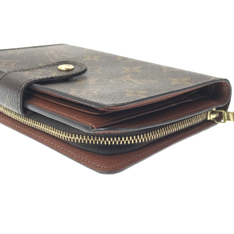 【中古品】【メンズ】 LOUIS VUITTON ルイヴィトン モノグラム ポルトパピエ ジップ M61207 二つ折り財布 179-260613-na-11-tagh カラー：モノグラム 万代Net店