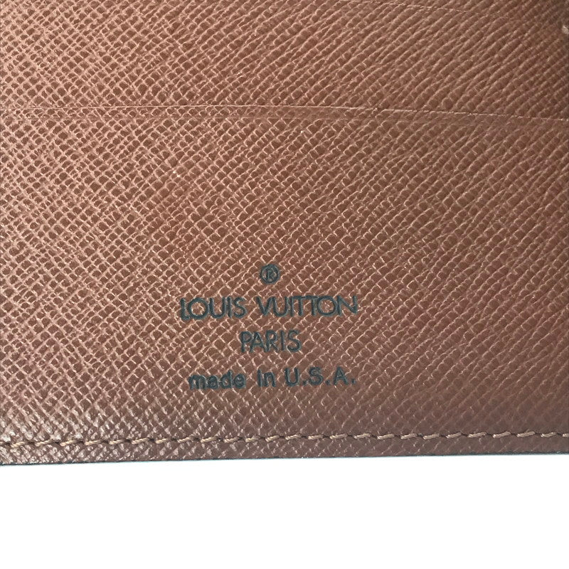 【中古品】【メンズ】 LOUIS VUITTON ルイヴィトン モノグラム ポルトパピエ ジップ M61207 二つ折り財布 179-260613-na-11-tagh カラー：モノグラム 万代Net店