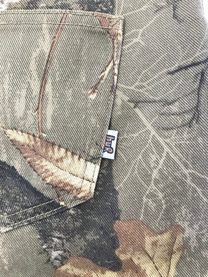 【中古美品】【メンズ】 HUF ハフ REAL TREE SHORTS PT00364 リアルツリー ハーフパンツ ボトムス 153-260729-rt-23-tagh サイズ：30 カラー：カーキ 万代Net店