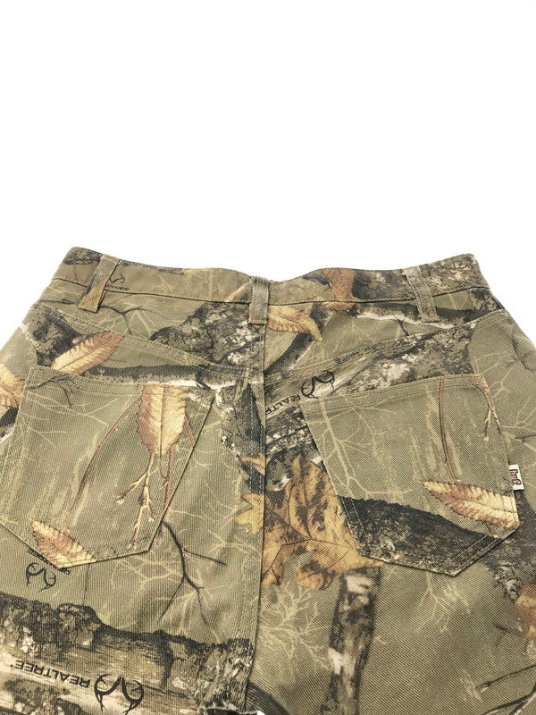 【中古美品】【メンズ】 HUF ハフ REAL TREE SHORTS PT00364 リアルツリー ハーフパンツ ボトムス 153-260729-rt-23-tagh サイズ：30 カラー：カーキ 万代Net店