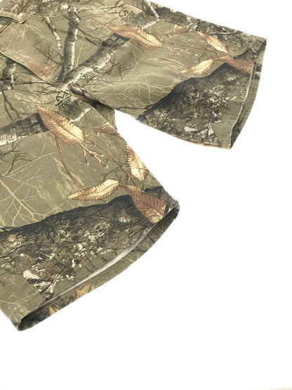 【中古美品】【メンズ】 HUF ハフ REAL TREE SHORTS PT00364 リアルツリー ハーフパンツ ボトムス 153-260729-rt-23-tagh サイズ：30 カラー：カーキ 万代Net店