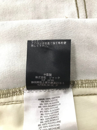 【中古美品】【メンズ】 HUF ハフ REAL TREE SHORTS PT00364 リアルツリー ハーフパンツ ボトムス 153-260729-rt-23-tagh サイズ：30 カラー：カーキ 万代Net店