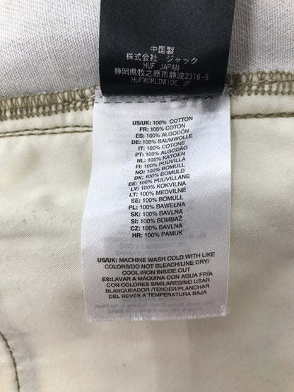 【中古美品】【メンズ】 HUF ハフ REAL TREE SHORTS PT00364 リアルツリー ハーフパンツ ボトムス 153-260729-rt-23-tagh サイズ：30 カラー：カーキ 万代Net店
