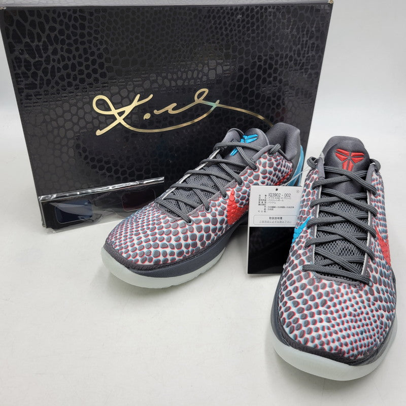 【中古美品】【メンズ/レディース】 NIKE ナイキ KOBE 6 PROTRO "ALL-STAR 3D HOLLYWOOD" (2026) IQ3902-002 コービー6 プロトロ スニーカーシューズ 靴 160-260603-ay-06-izu サイズ：25.5cm カラー：DARK GREY/CHLORINE BLUE 万代Net店