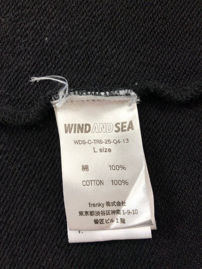 【中古品】【メンズ】 WIND AND SEA×THE ROLLING STONES ウィンダンシー×ローリングストーンズ 25SS SWEATSHIRT WDS-C-TRS-25-Q4-13 スウェット トップス 142-260528-ki-05-tagh サイズ：L カラー：ブラック 万代Net店
