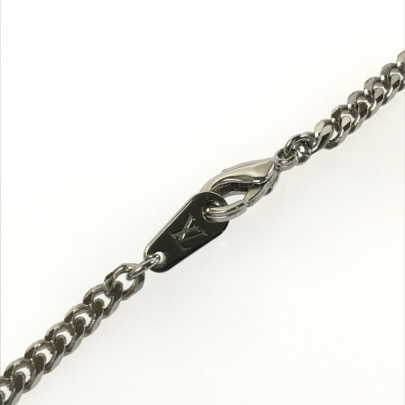 【中古品】【メンズ】 LOUIS VUITTON ルイ･ヴィトン ペンダント･ダミエ ステープル M02446 ネックレス アクセサリー 179-260601-na-04-tagh カラー：シルバー 万代Net店