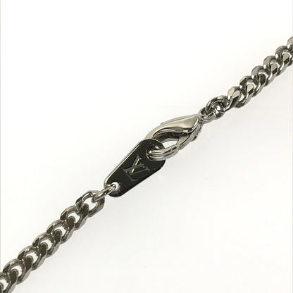 【中古品】【メンズ】 LOUIS VUITTON ルイ･ヴィトン ペンダント･ダミエ ステープル M02446 ネックレス アクセサリー 179-260601-na-04-tagh カラー：シルバー 万代Net店