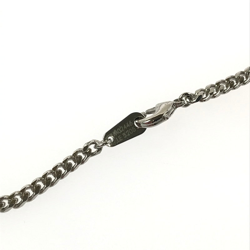 【中古品】【メンズ】 LOUIS VUITTON ルイ･ヴィトン ペンダント･ダミエ ステープル M02446 ネックレス アクセサリー 179-260601-na-04-tagh カラー：シルバー 万代Net店