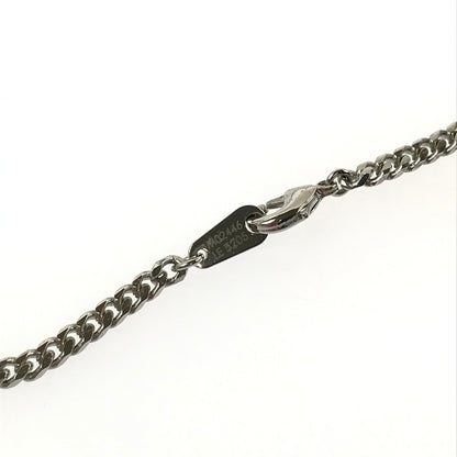 【中古品】【メンズ】 LOUIS VUITTON ルイ･ヴィトン ペンダント･ダミエ ステープル M02446 ネックレス アクセサリー 179-260601-na-04-tagh カラー：シルバー 万代Net店