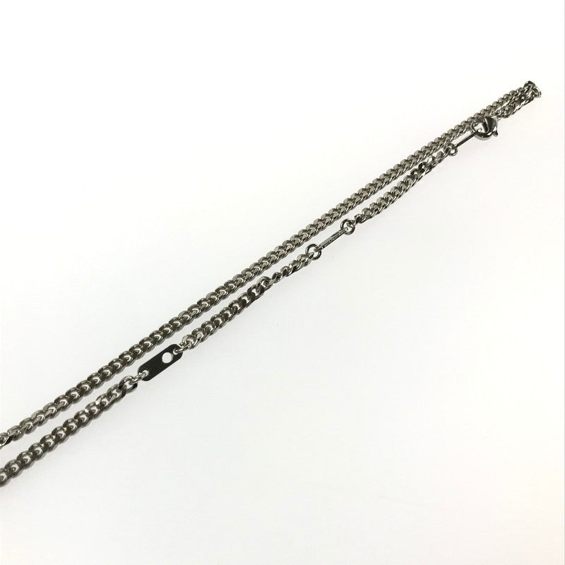 【中古品】【メンズ】 LOUIS VUITTON ルイ･ヴィトン ペンダント･ダミエ ステープル M02446 ネックレス アクセサリー 179-260601-na-04-tagh カラー：シルバー 万代Net店