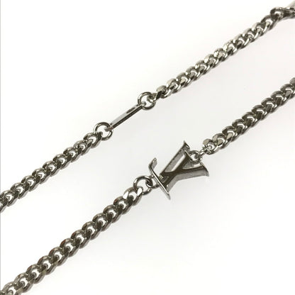 【中古品】【メンズ】 LOUIS VUITTON ルイ･ヴィトン ペンダント･ダミエ ステープル M02446 ネックレス アクセサリー 179-260601-na-04-tagh カラー：シルバー 万代Net店