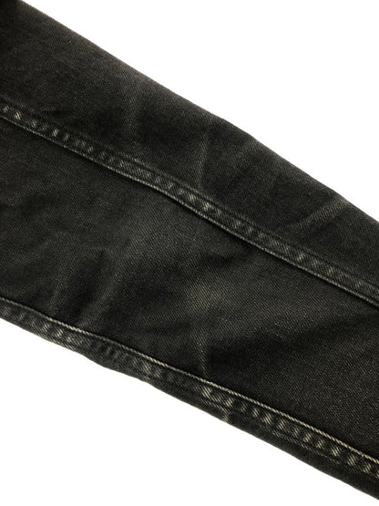 【中古品】【メンズ】 MARCELO BURLON マルセロ バーロンBLACK DENIM JACKET 142-260514-rt-05-tagh サイズ：XXS カラー：ブラック 万代Net店