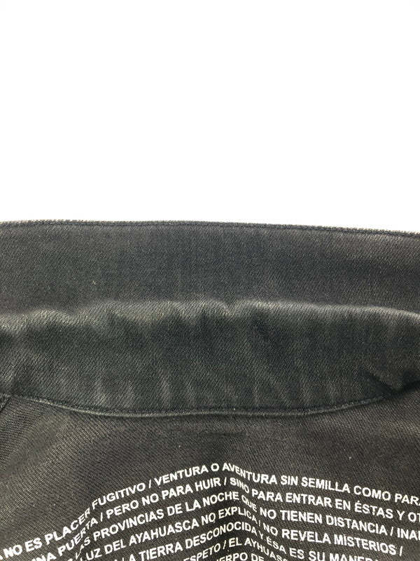 【中古品】【メンズ】 MARCELO BURLON マルセロ バーロンBLACK DENIM JACKET 142-260514-rt-05-tagh サイズ：XXS カラー：ブラック 万代Net店