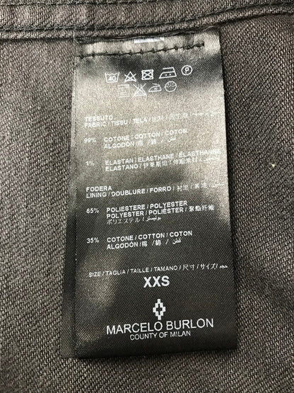【中古品】【メンズ】 MARCELO BURLON マルセロ バーロンBLACK DENIM JACKET 142-260514-rt-05-tagh サイズ：XXS カラー：ブラック 万代Net店