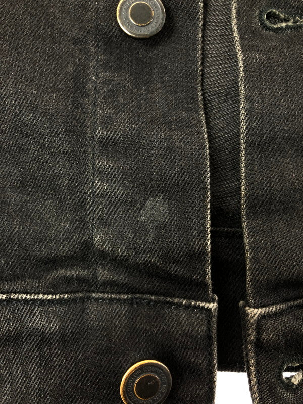 【中古品】【メンズ】 MARCELO BURLON マルセロ バーロンBLACK DENIM JACKET 142-260514-rt-05-tagh サイズ：XXS カラー：ブラック 万代Net店