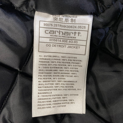 【中古品】【メンズ】 CARHARTT WIP カーハート ダブリューアイピー I035614 OG DETROIT JACKET デトロイト ジャケット アウター 142-260907-cs-06-izu サイズ：M カラー：ブラック 万代Net店