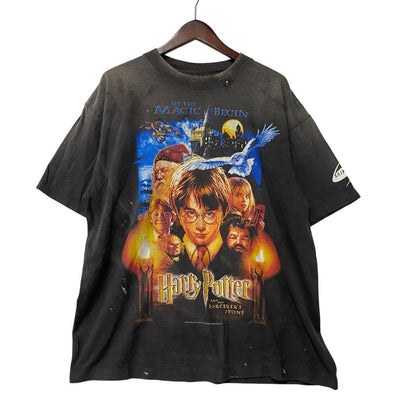 【中古美品】【メンズ】 SAINT MICHAEL セントマイケル SM-HR1-0000-C44 25AW HP SS TEE ハリーポッター ショートスリーブ ティー トップス 半袖 142-260615-cs-08-izu サイズ：L カラー：ブラック 万代Net店