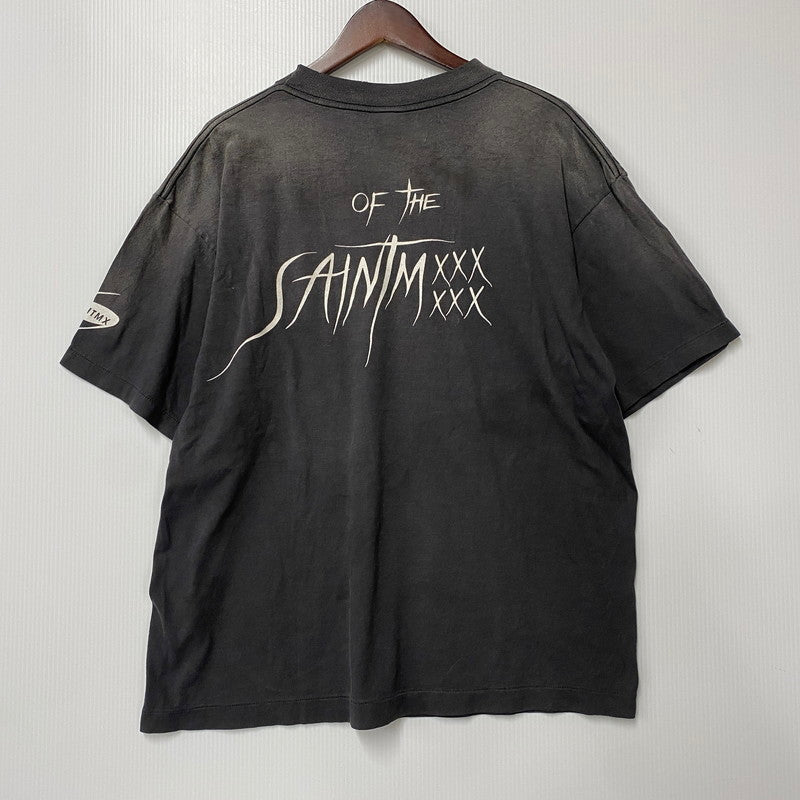 【中古美品】【メンズ】 SAINT MICHAEL セントマイケル SM-HR1-0000-C44 25AW HP SS TEE ハリーポッター ショートスリーブ ティー トップス 半袖 142-260615-cs-08-izu サイズ：L カラー：ブラック 万代Net店