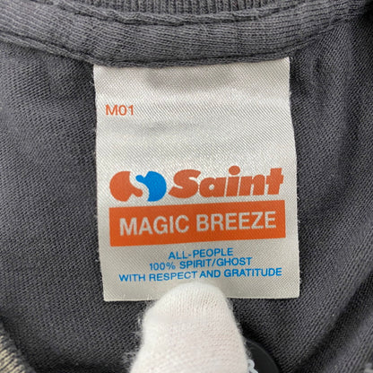 【中古美品】【メンズ】 SAINT MICHAEL セントマイケル SM-HR1-0000-C44 25AW HP SS TEE ハリーポッター ショートスリーブ ティー トップス 半袖 142-260615-cs-08-izu サイズ：L カラー：ブラック 万代Net店