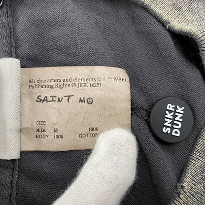 【中古美品】【メンズ】 SAINT MICHAEL セントマイケル SM-HR1-0000-C44 25AW HP SS TEE ハリーポッター ショートスリーブ ティー トップス 半袖 142-260615-cs-08-izu サイズ：L カラー：ブラック 万代Net店