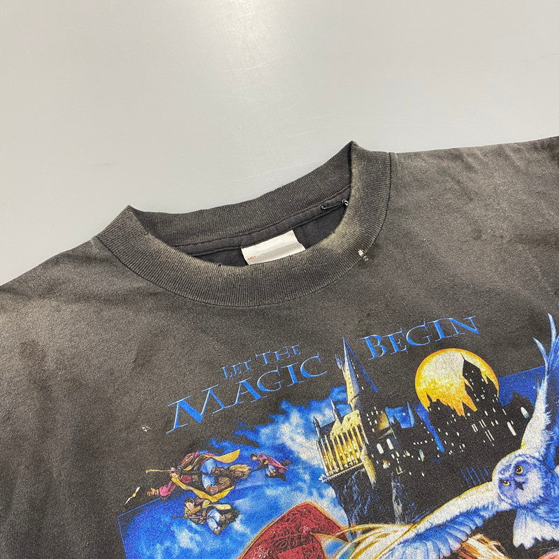 【中古美品】【メンズ】 SAINT MICHAEL セントマイケル SM-HR1-0000-C44 25AW HP SS TEE ハリーポッター ショートスリーブ ティー トップス 半袖 142-260615-cs-08-izu サイズ：L カラー：ブラック 万代Net店