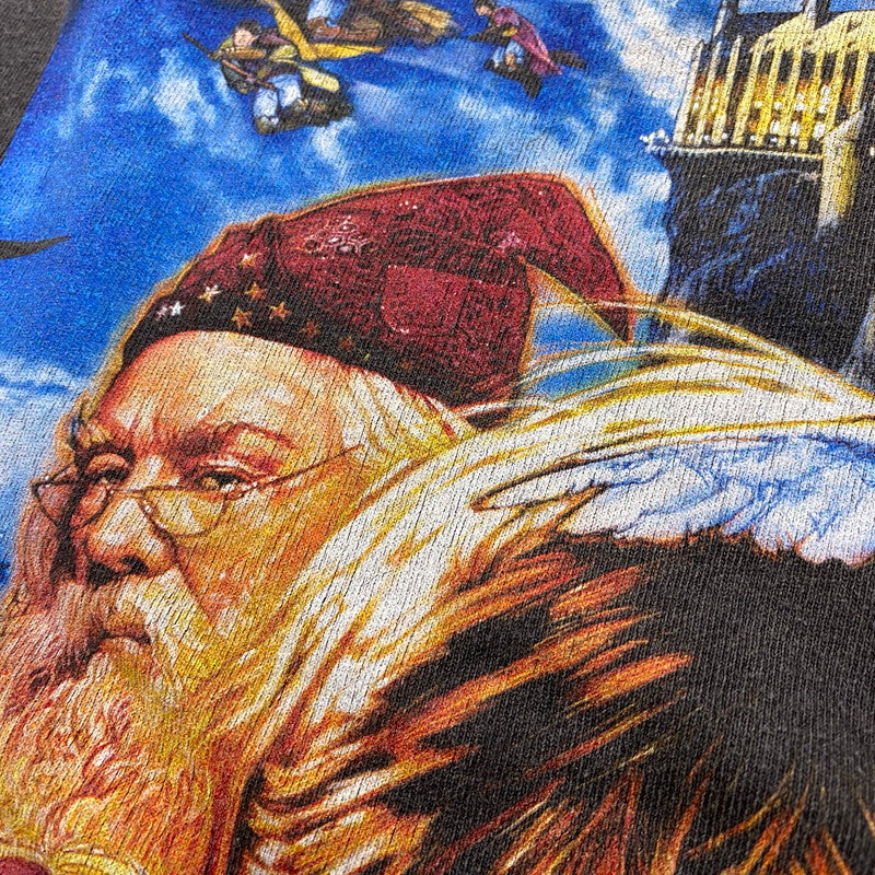 【中古美品】【メンズ】 SAINT MICHAEL セントマイケル SM-HR1-0000-C44 25AW HP SS TEE ハリーポッター ショートスリーブ ティー トップス 半袖 142-260615-cs-08-izu サイズ：L カラー：ブラック 万代Net店