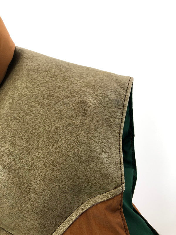 【中古品】【メンズ】 WAREHOUSE×ROCKY MOUNTAIN ウェアハウス×ロッキーマウンテン FEATHERBED DOWN VEST フェザーベッド 450-502-71 145-260525-ki-20-tagh サイズ：42 カラー：ブラウン 万代Net店