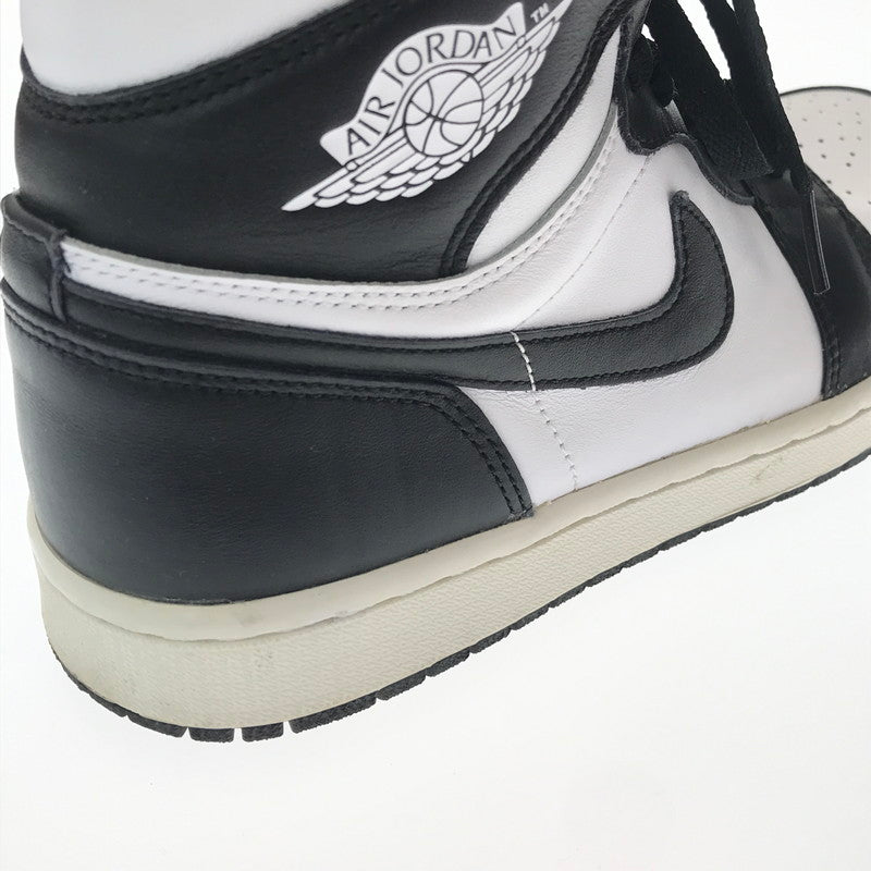 【中古品】【メンズ】 NIKE ナイキ AIR JORDAN 1 RETRO HIGH OG 555088-010 エアジョーダン 1 レトロ ハイ スニーカー 靴 160-260902-na-02-tagh サイズ：26.5cm US 8.5 カラー：BLACK/WHITE-BLACK 万代Net店