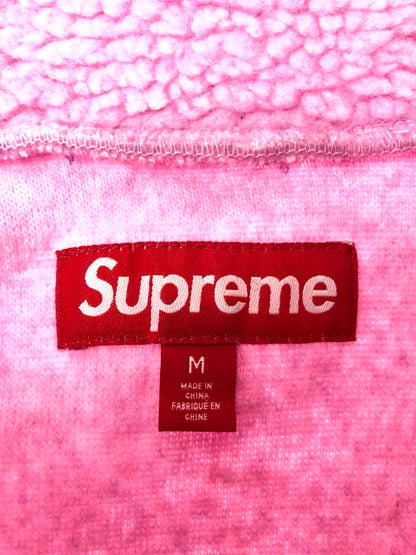 【中古品】【メンズ】 SUPREME シュプリーム 23FW ARC HALF ZIP FLEECE PULLOVER アーク ハーフジップ フリース プルオーバー アウター 149-260527-na-08-tagh サイズ：M カラー：ピンク 万代Net店