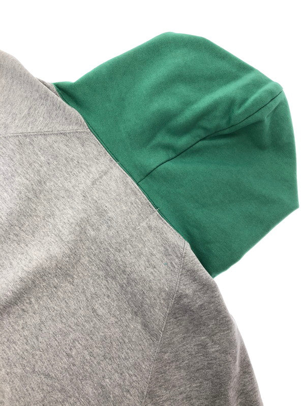 【中古品】【メンズ】 MINDSEEKER マインド シーカー FLOCKY PRINT HOODIE GREY GREEN フロッキー プリント フーディー パーカー トップス 142-260909-rt-08-tagh サイズ：44 カラー：グレー/グリーン 万代Net店