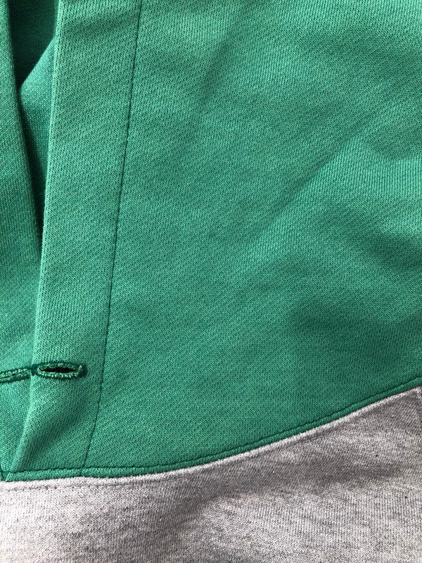 【中古品】【メンズ】 MINDSEEKER マインド シーカー FLOCKY PRINT HOODIE GREY GREEN フロッキー プリント フーディー パーカー トップス 142-260909-rt-08-tagh サイズ：44 カラー：グレー/グリーン 万代Net店