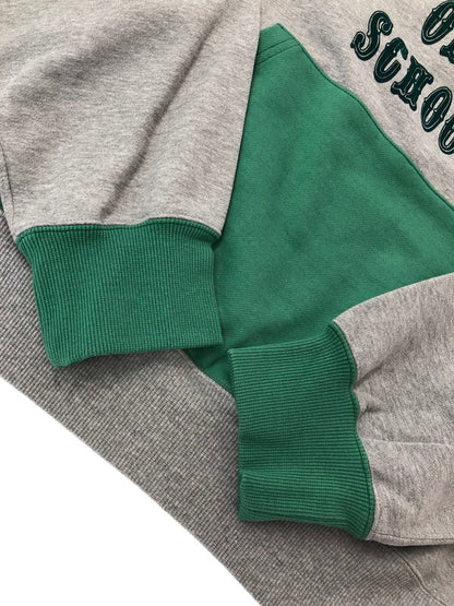 【中古品】【メンズ】 MINDSEEKER マインド シーカー FLOCKY PRINT HOODIE GREY GREEN フロッキー プリント フーディー パーカー トップス 142-260909-rt-08-tagh サイズ：44 カラー：グレー/グリーン 万代Net店