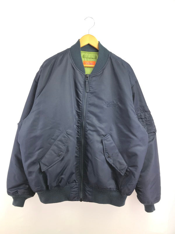 【中古品】【メンズ】 KEBOZ ケボズ MA-1 FLIGHT JACKET フライトジャケット アウター 142-260902-na-27-tagh サイズ：L カラー：ネイビー 万代Net店